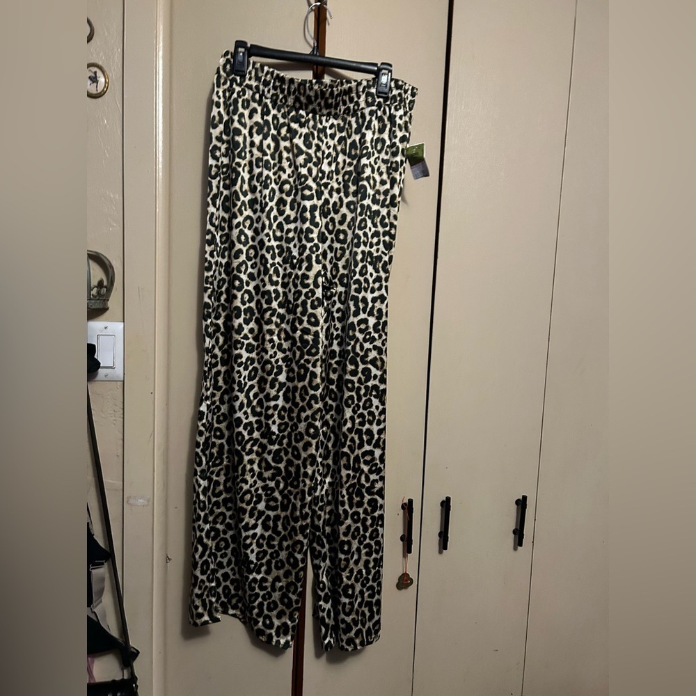 Haute Monde Animal Print Trousers